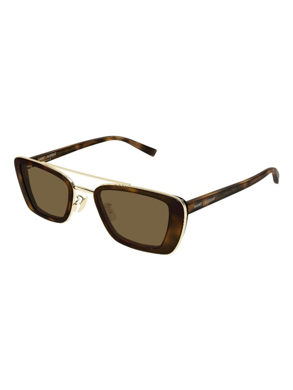New Saint Laurent Unisex Sunglasses Havana Brown Lens Acetate Frame SL 825 002